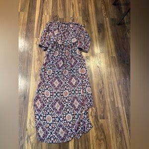 Bohemian Patterned Maxi Dress